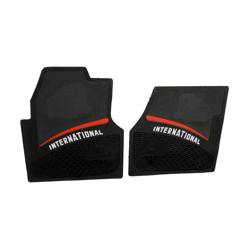Juego de tapetes International Prostar Derecho e izquierdo Rojo METAL COLORS