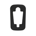 Bisel para Manija Exterior International Prostar Negro Lh Rh 3576482c1