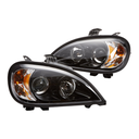 Juego de faros para Freightliner - Columbia - 2000-2015 Izquierdo y Derecho Halógeno DEPO 340-1104-ASN2