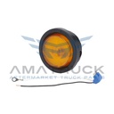 PLAFON REDONDO 2 1/2" AMBAR GROTE COMPL