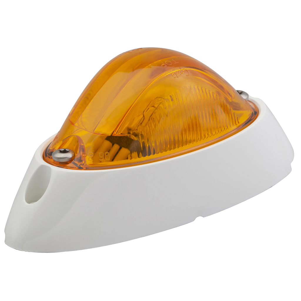 Plafon Zepellin Ambar Grote Con Base Blanca