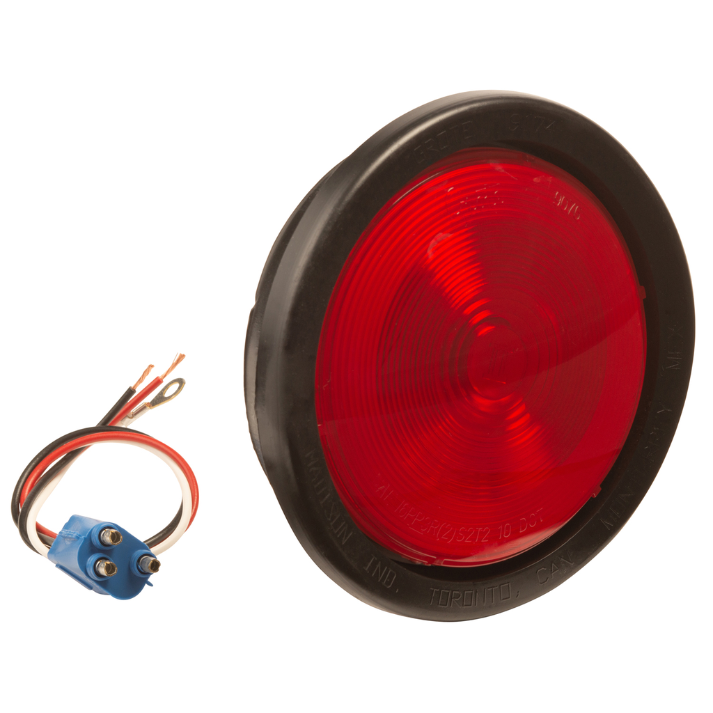 Plafon Redondo 4" Rojo Grote  Completo