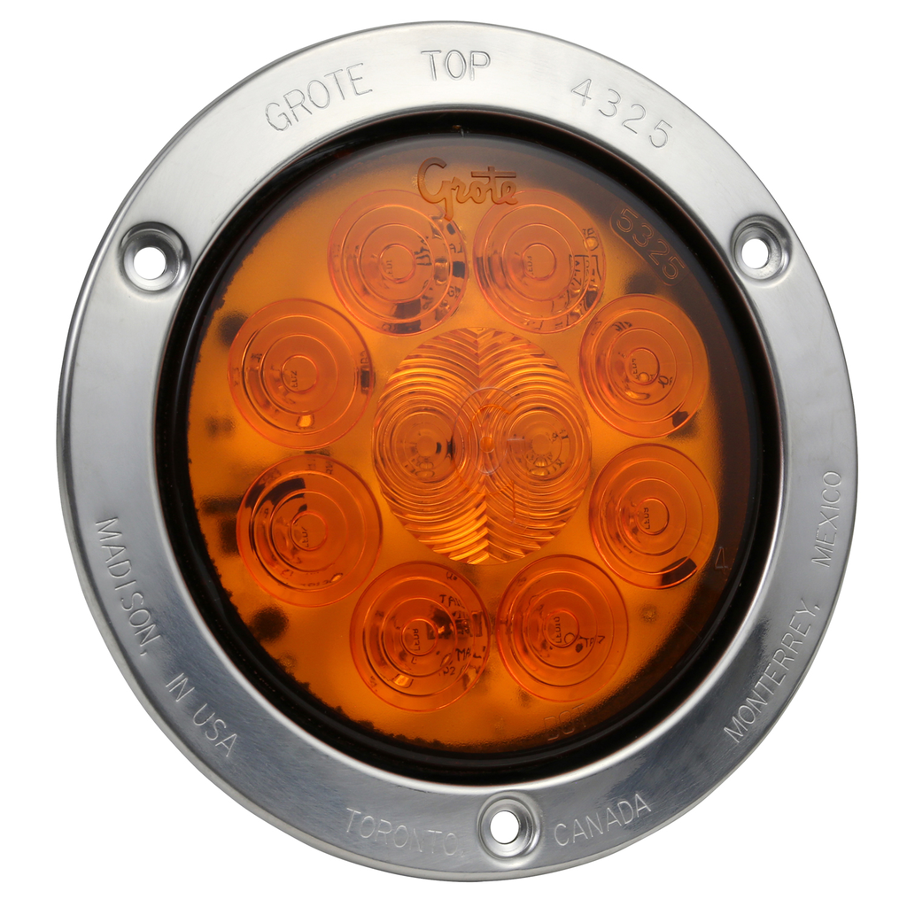 Plafon Redondo 4" Ambar Grote  C/Aro Ai