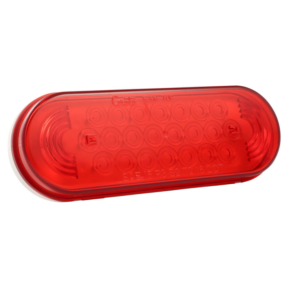 Plafon Ovalado Rojo Grote Led