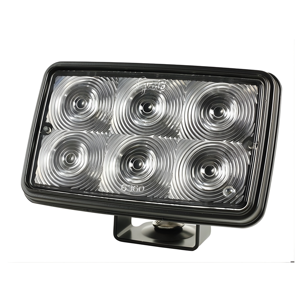 Faro Rectangular Grote Negro Led