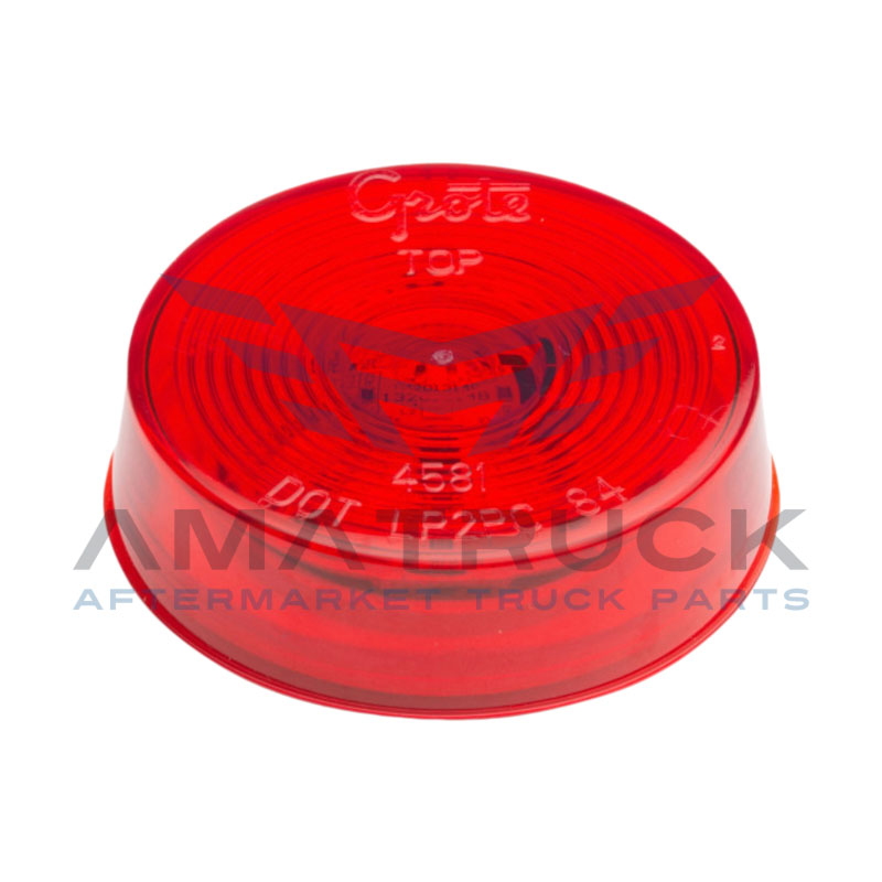 PLAFON REDONDO 2" ROJO GROTE 1/2  LED