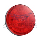 PLAFON REDONDO 4" ROJO GROTE  24 LED