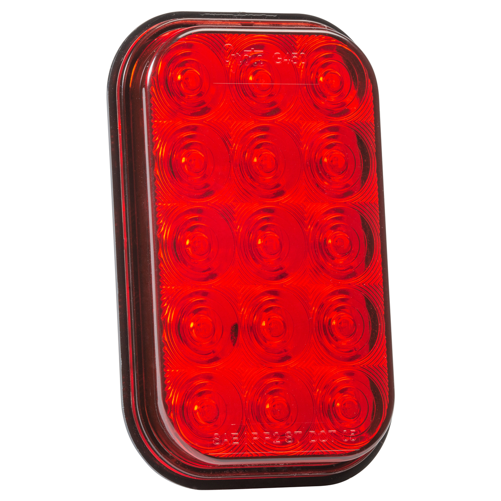 Plafon Rectangular Rojo Grote 15Led