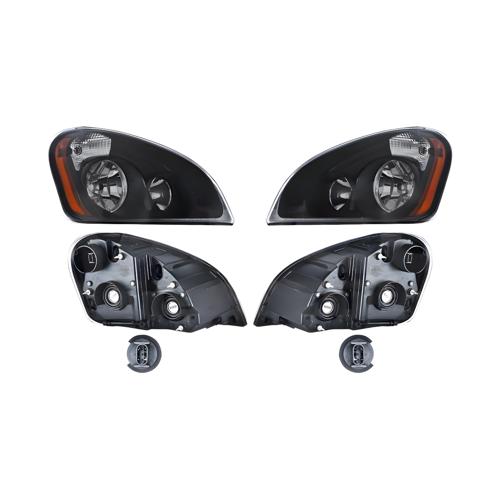Juego de faros Izquierdo y Derecho DEPO Cascadia P13 2007-2018 Halógeno 016-3805-02