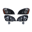 Juego de faros para Freightliner - Cascadia P3 - 2007-2018 Izquierdo y Derecho Halógeno DEPO 016-3805-02