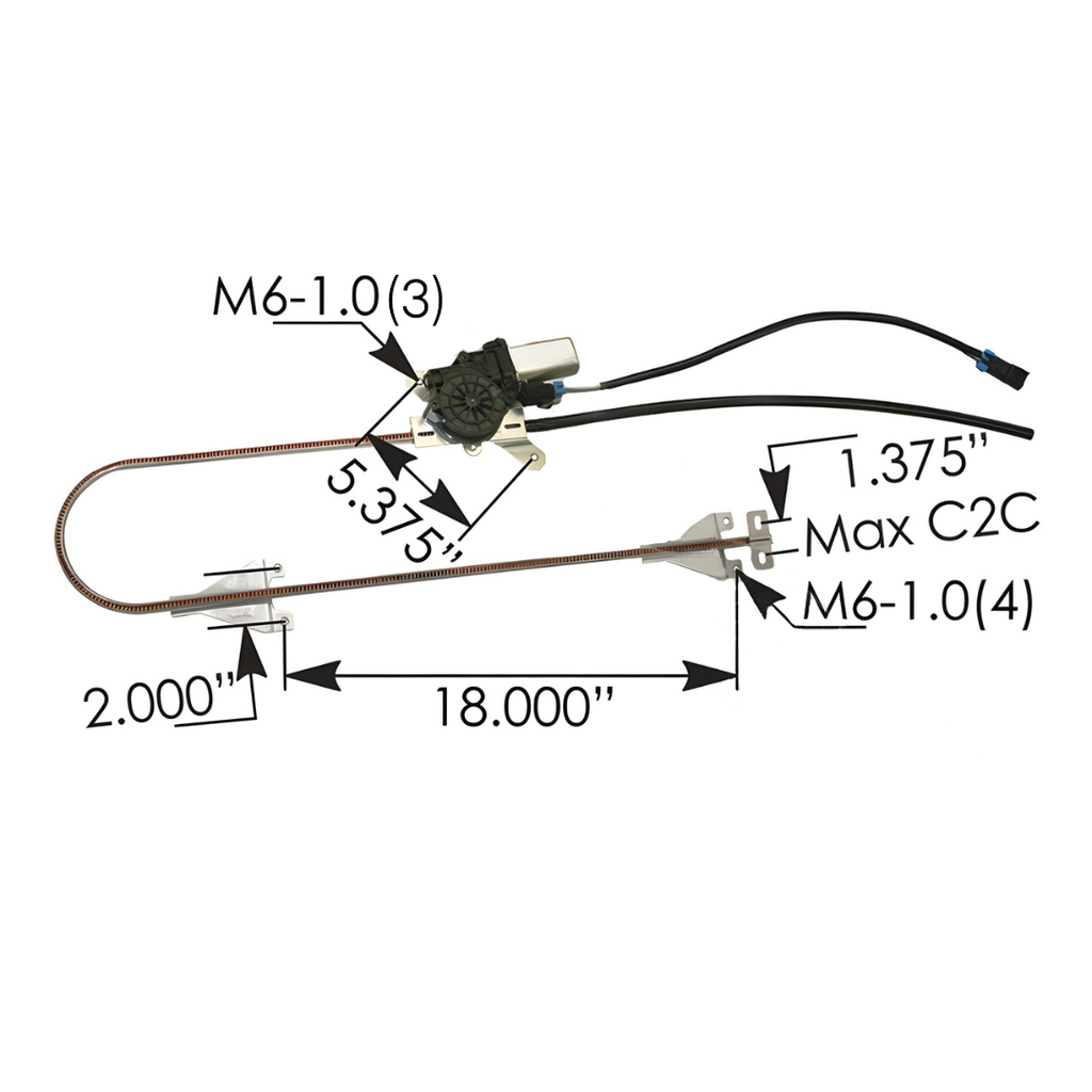 Elevador Eléctrico Kenweorth Derecho