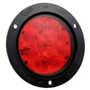 PLAFON REDONDO 4" ROJO C/ARO NEGRO GROTE
