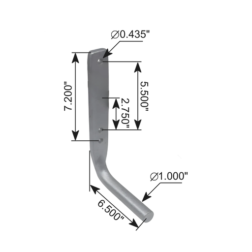 [M59352] BASE BISAGRA L PARA COFRE KENWORTH T800, T660
