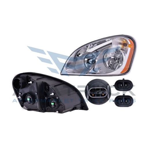 [33G-1102L-AS] Faro Freightliner Cascadia P3 Depo Lh Halogeno