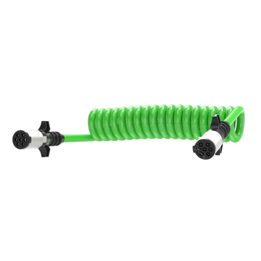 [179.3017.15] Cable 7 Lineas de 15' Abs Verde Am
