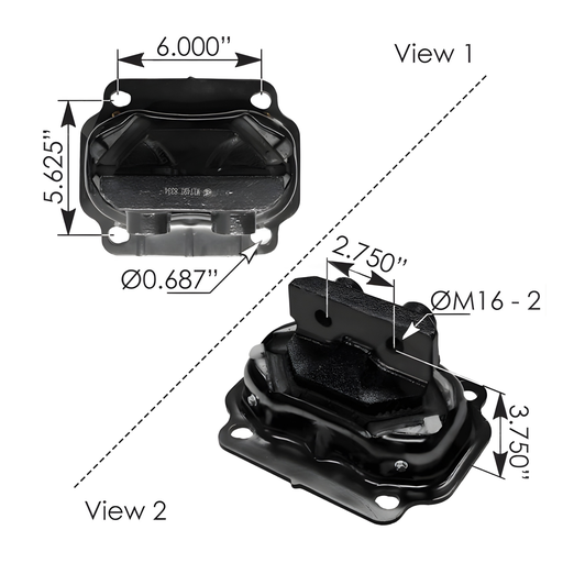 [K21005] Soporte De Motor Kenworth 4a 2t M17497,Kenworth55504 K21005