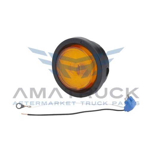[45043] PLAFON REDONDO 2 1/2" AMBAR GROTE COMPL