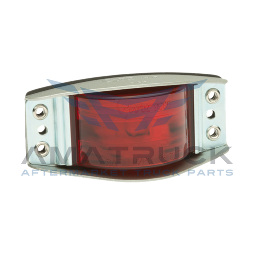 [45172] PLAFON RECTANGULAR ROJO GROTE LATERAL C/PROTECTO