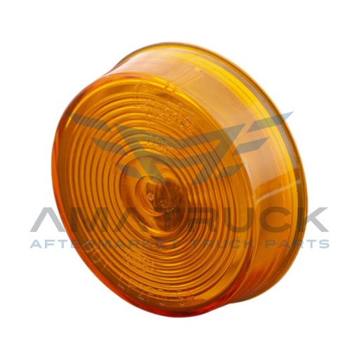 [45813] PLAFON REDONDO 2 1/2" AMBAR GROTE 