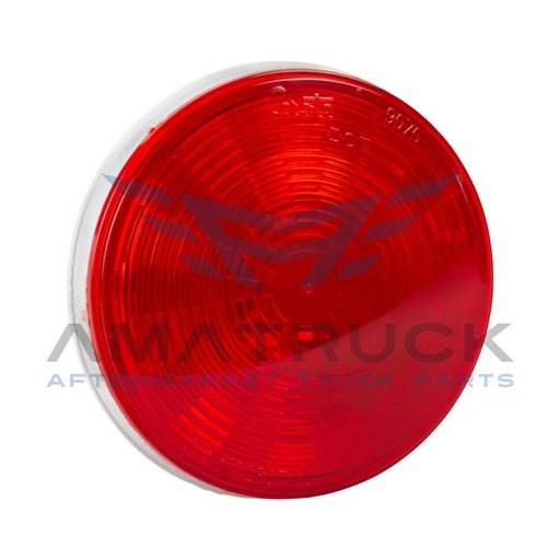 [54342] PLAFON REDONDO 4" ROJO GROTE  3 LED