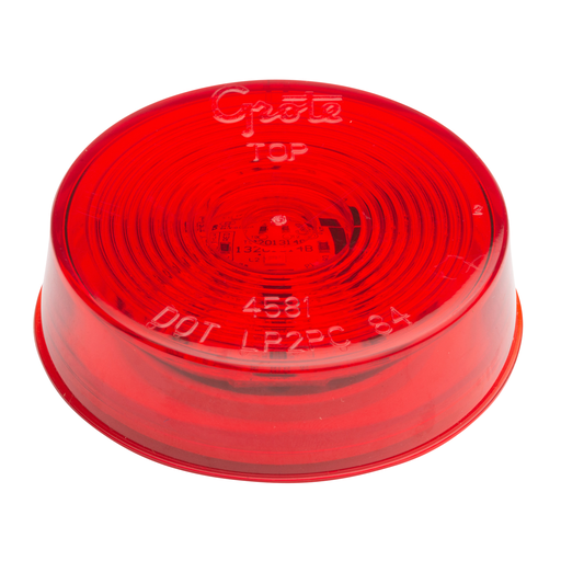 [G1032] Plafon Redondo 2" Rojo Grote 1/2  Led