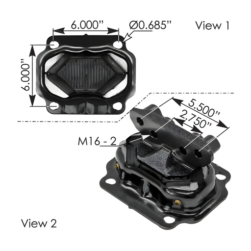 [M17488] Soporte De Motor Kenworth T660 U30023